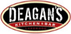 A logo of the restaurant reagan 's kitchen and bar.
