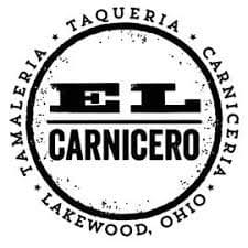A black and white image of the el carnicero logo.